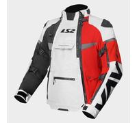 LS2 X-Master, textile jacket waterproof L Light Grey/Red/Black