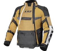 LS2 X-Master waterproof Motorcycle Textile Jacket, brown/black/grey, size S