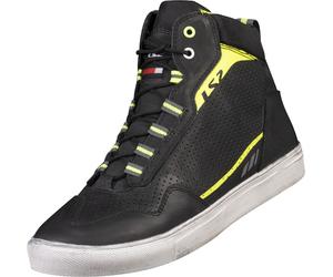 LS2 Zoe perforated Ladies Motocycle Shoes, black/neon yellow, size 41