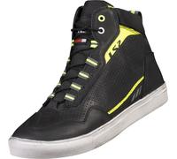LS2 Zoe perforated Motocycle Shoes, black/neon yellow, size 41