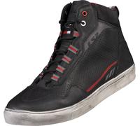 LS2 Zoe perforated Motocycle Shoes, black/red, size 42