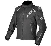 LS2 Zoom 3 layer Textile Jacket Motorbike Motorcycle - Black