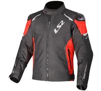 LS2 Zoom 3 layer Textile Jacket Motorbike Motorcycle - Black / Red