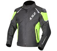 LS2 Zoom 3 layer Textile Jacket Motorbike Motorcycle - Black / Yellow