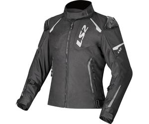 LS2 Zoom waterproof Ladies Motorcycle Textile Jacket, black, size 2XL for Women