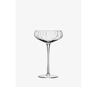 LSA Aurelia Champagne Saucer 300ml Clear Optic Set of Two