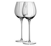 LSA Aurelia Set of 2 430ml Clear Optic White Wine Glasses