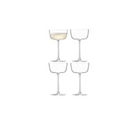 LSA Borough Cocktail Saucer 240ml Set Of 4