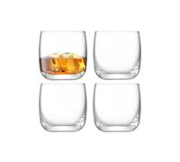 LSA International Borough Tumbler 300 ml Clear | Set of 4 | Dishwasher Safe | BG02