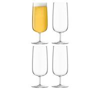 LSA Borough Set of 4 440ml Pilsner Glasses