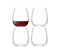 LSA Borough Set of 4 455ml Stemless Glasses