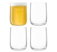LSA International Borough Bar Glass 625 ml Clear | Set of 4 | Dishwasher Safe | BG03