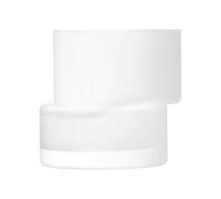 LSA International Tier Lantern/Vase H13.5cm Chalk White | 1 Unit | Handmade Glass | TD09