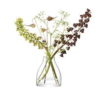 LSA Flower Kiln Vase H16cm Clear| 1 Unit | Mouthblown & Handmade Glass | FW39