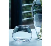 LSA International Flower Table Bouquet Vase H 17 cm Clear| 1 Unit | Mouthblown and Handmade Glass | FW03