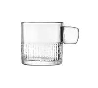 LSA Glass Tealight Holder with Handle 9cm Clear - 9cm - 1 - Glass