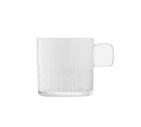 LSA Glass Tealight Holder with Handle 9cm Milk White - 9cm - 1 - Glass