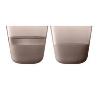 LSA International - Arc Contrast Tumbler 26 cl 2-pack, Earth - Earth