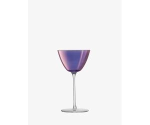 LSA International Aurora Martini Glass 195ml Polar Violet | Set of 4 | Hand Painted Glassware | AR03