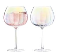 LSA International Balloon Goblet 650ml Mother of Pearl x 2, 2 Count (Pack of 1)