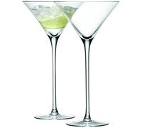 LSA International Bar Cocktail Glass 275 ml Clear | Set of 2 | Mouthblown and Handmade Glass | BR08