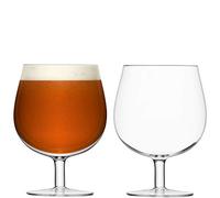 LSA International Bar Craft Beer Glass 550ml Clear | Set of 2 | Mouthblown & Handmade Glass | BR33