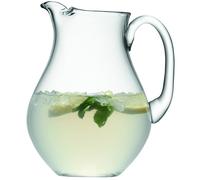 LSA International Bar Icelip Jug 2.65 Litre Clear| 1 Unit | Mouthblown and Handmade Glass | BR14