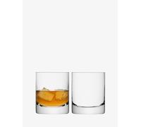 LSA International Bar Tumbler 250 ml Clear | Set of 4 | Mouthblown and Handmade Glass | BR02