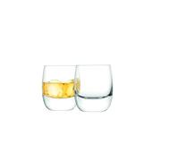 LSA International Bar Whisky Tumbler 275 ml Clear | Set of 2 | Mouthblown and Handmade Glass | BR42