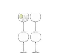 LSA International Borough Balloon Glass 680 ml Clear | Set of 4 | Dishwasher Safe | BG09