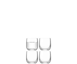 LSA International Borough Shot Glass 75ml Clear | Set of 4 | Dishwasher Safe | BG01