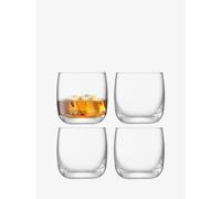 LSA International Borough Tumbler 300 ml Clear | Set of 4 | Dishwasher Safe | BG02