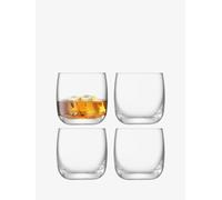 LSA International Borough Tumbler 300 ml Clear | Set of 4 | Dishwasher Safe | BG02