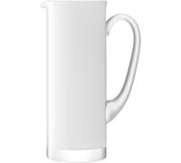 LSA International BS08 Basis Jug 1.5L White - Elegant Glass Jug for Serving Chilled Drinks