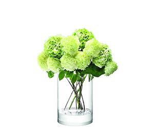 LSA International Column Vase/Candleholder H40 x Ø30cm Clear | 1 unit | Handmade Glass | CO29