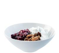 LSA International Dine Cereal/Dessert Bowl Coupe 18 cm, Porcelain, White, Ø18cm