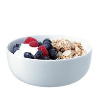 LSA International Dine Cereal/Soup Bowl Curved Ø15cm | Set of 4 | Handmade Porcelain | DI43, White