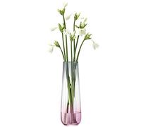 LSA International Dusk Vase H36cm Pink/Grey| 1 Unit | Mouthblown & Handmade Glass | Hand Painted | DU13
