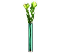 LSA Epoque Handmade Mouthblown Glass Vase 48cm Peacock Lustre