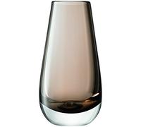 LSA International Flower Colour Bud Vase H14cm Mocha, Brown