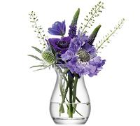LSA International Flower Mini Posy Vase 9.5 cm, Clear, H9.5cm