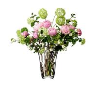 LSA International Flower Open Bouquet Vase 23 cm, Clear, H23cm