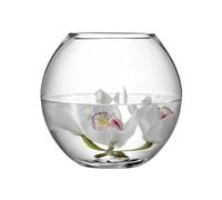 LSA International Flower Round Bouquet Vase H22cm Clear| 1 Unit | Mouthblown & Handmade Glass | FW05