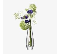 LSA International Flower Single Stem Vase H17cm Clear| 1 Unit | Mouthblown & Handmade Glass | FW04