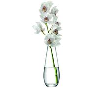 LSA International Flower Tall Stem Vase 29 cm, Clear, H29cm