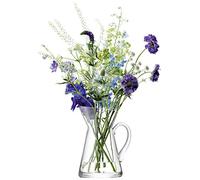LSA International FW28 Flower Jug Vase, Clear, H26 cm