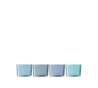 LSA International Gems tea light holder (set of four) - Blue OS