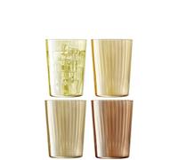 LSA International Gems Tumbler 560ml Assorted Amber | Set of 4 | Mouthblown & Handmade Glass | Hand Painted | GM04