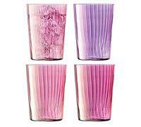 LSA International Gems Tumbler 560ml Assorted Garnet | Set of 4 | Mouthblown & Handmade Glass | Hand Painted | GM05