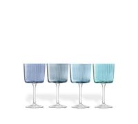 LSA International Gems wine glass (set of four) - Blue OS